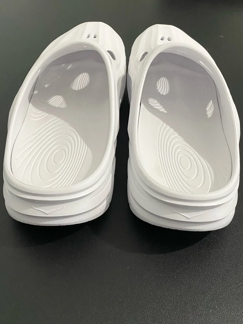 New Hoka Ora Recovery Slip On Mules Slides White Men’s 14 NWOT